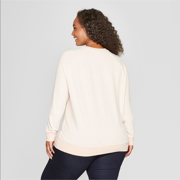 🥂GRAYSON/THREADS Blush Pink “CHEERS” Sweatshirt - Picture 2 of 8